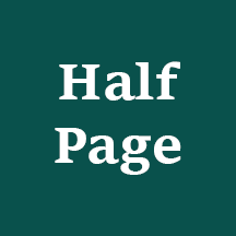 1/2 Page Advertisement - Horizontal
