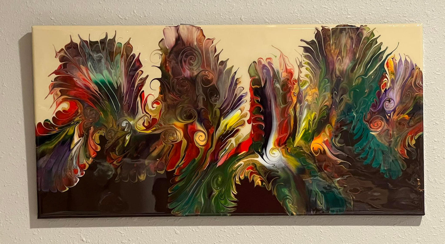 FLUID ART (ACRYLIC PAINT POUR) - SPLIT DUTCH POUR