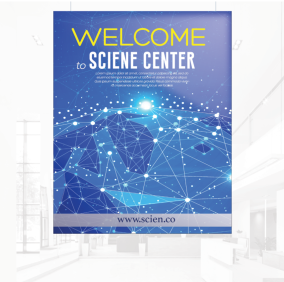 BLOCKOUT VINYL SINGLE-SIDED BANNER
