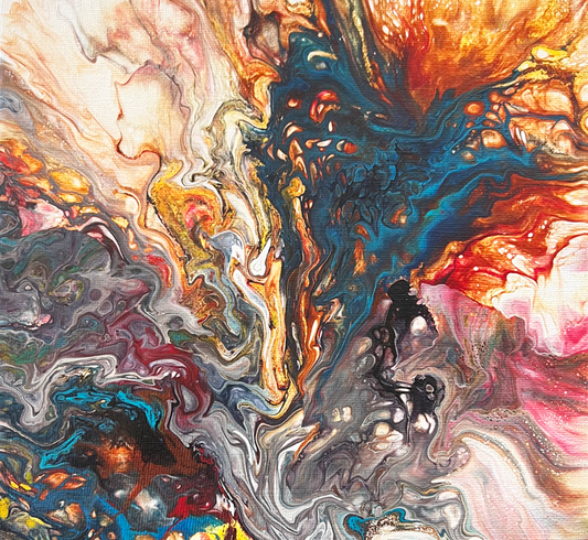 ACRYLIC PAINT POUR - FREESTYLE FRIDAY