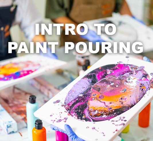 INTRO TO FLUID ART (ACYLIC PAINT POUR)