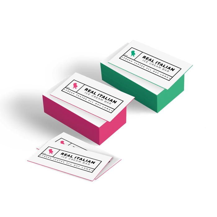 32PT PAINTED EDGE BUSINESS CARDS