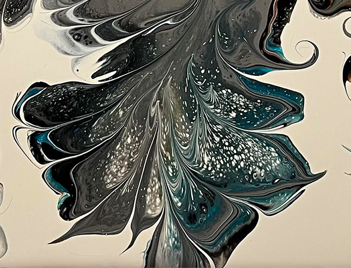 FLUID ART (ACRYLIC PAINT POUR) - SPLIT DUTCH POUR