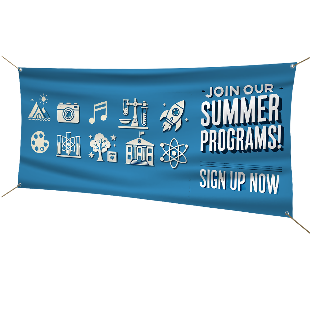 13 OZ SCRIM OUTDOOR VINYL BANNERS