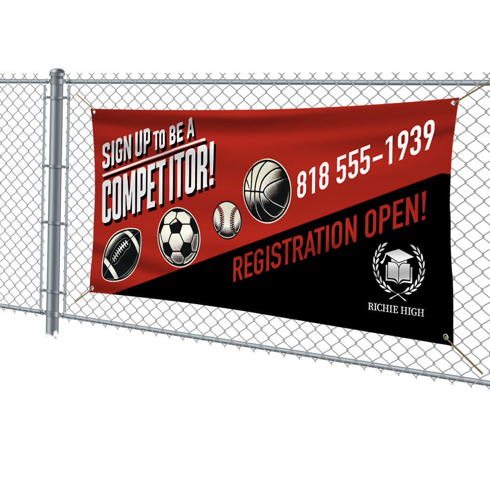 13 OZ SCRIM OUTDOOR VINYL BANNERS